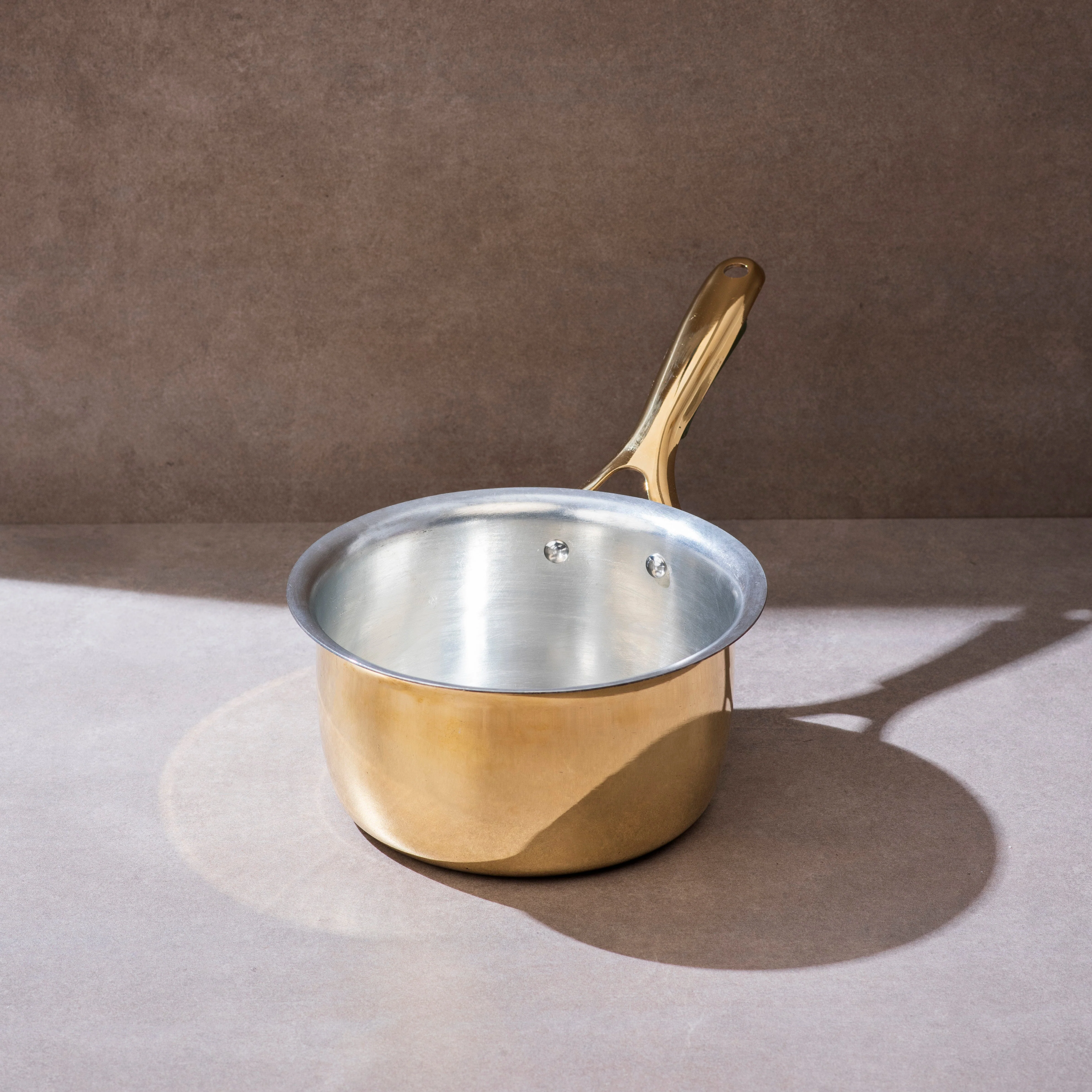 Chai Starter Kit (Brass Saucepan with Insulated handle + Brass Mortar and Pestle) - Image 10